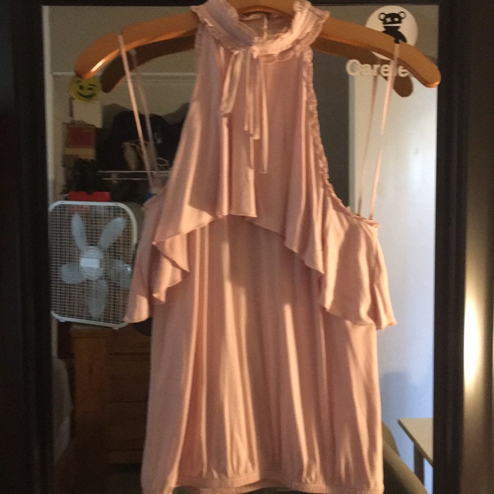 Petal pink sleeveless express top